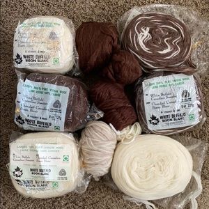 White Buffalo Canadian sweater yarn